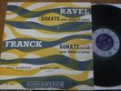 OSSY RENARDY - EUGENE LIST / RAVEL - FRANCK / CONCERTEUM CR 285