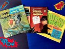 3 1966 ALBUMS- BATMAN-TV SOUNDTRACK-THE GREEN HORNET-THE BATMAN THEME-BAT-BONUS