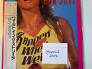 Bon Jovi Slippery When Wet LP Japan 28PP-1025 w white Obi 1986