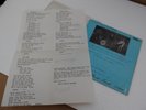 The K9s K9 Hassle EP, low number with rare lyric sheet, 1979 punk vinyl, Woof 1