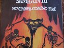 Samhain ‎– November-Coming-Fire Original First Press w/ Insert pressing error T1