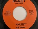 Modern Soul Boogie 45 The X Man - That Body 1983 Repress