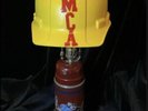 The Village People YMCA Vintage Thermos & Hard Hat Lamp