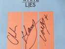 White Lies 7inch Signed Near Mint Con  R197  Death Label 2008