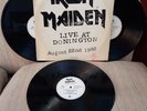 IRON MAIDEN 3lps LIVE AT DONINGTON 93' HEAVY METAL - BRUCE DICKINSON HARRIS VG+