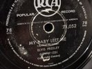Elvis Presley My Baby Left Me South Africa Very Rare 78