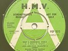 Louis Armstrong ‘What A Wonderful World’ U.K. Demo Promo HMV 1967