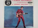 SP VOGUE V.45-722 BIEM / JOHNNY HALLYDAY / T'AIMER FOLLEMENT / LAISSE LES FILLES