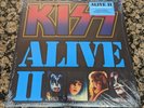 KISS ALIVE II 45th Anniversary Limited Edition Sealed Red/Blue Swirl Vinyl 2 LP