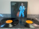 VINYL LP DAVID BOWIE - DAVID LIVE  ALBUM RECORD UK 1ST PRESS GATEFOLD 2LP EX/EX
