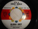 GLORIA GREY IT'S A SWEET WORLD Orig. 1962 NORTHERN SOUL 7'' 45rpm RARE$ PROMO M-