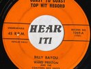 Melodic Rockabily Country Bop 45 WARD PRESTON Billy Bayou / Thats COAST TO hear