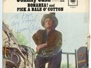 Johnny Cash   Signed 1962 Bonanza  / Pick A Bale O' Cotton Vinyl Album   JSA LOA
