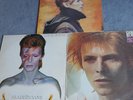 David Bowie 3 X Vinyl LP'S Aladdin Sane, Low 1st Press, Space Oddity. Near Mint