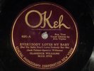 78 RPM - Clarence Williams' Blue Five (Louis Armstrong), Okeh 8181, E-V+/E- Jazz