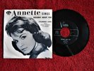 ANNETTE FUNICELLO    DREAMIN' ABOUT YOU B/W STRUMMIN' SONG   45 & PICTURE SLEEVE