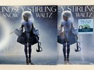 New Lindsey Stirling SIGNED Snow Waltz Blue Vinyl Autographed Record LP Ornament