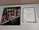 Foghat Live SIGNED COA LP Vinyl Bearsville Records 6971 Conc Ticket Stub NM READ