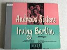 78 rpm 1948' Jukebox Record Set Andrew Sisters Irving Berlin Songs Nice Cover E+