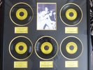 ALL 5 ORIGINAL SUN SINGLES - ELVIS - FRAMED - FAB CONDITION - ONCE IN A LIFETIME