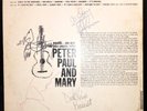 Vintage signed folk record PETER PAUL & MARY self-titled AUTOGRAPHED BY ALL 1962
