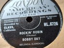 BOBBY DAY  ROCKIN ROBIN  LONDON RECORDS RECORDING FIRST 1958  78 RPM