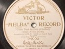 Nellie Melba – 78 rpm Victor Mauve 94003: Come Back to Erin; V+ cond