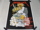 METALLICA Poster Damaged Justice Japan Tour 1989 Japan Repro? CBS SONY
