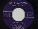 Sweet Soul 45 ASCOTS Mother Said / Yes It's Alright on Mir-A-Don