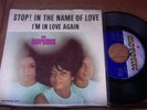 EX  1965 45 & picture sleeve The Supremes Stop in the name of love Motown 1074