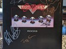 AEROSMITH Rocks Vinyl Record Autographed By The Band