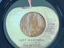 The Beatles Lady Madonna Apple 2138 45rpm All Rights Reserved Print (1975)