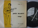 JACK ELLIOTT EP - Sings Vol. 2 - Dobells 77 EP/2    (**RARE**)