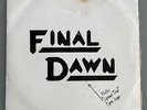 Final Dawn - Need Some Action/Running Hard * 1987 Private Metal 45 w/Sleeve Hear