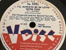 V Disc 78 RPM Ella Fitzgerald - I’ll Always Be In Love With You 569 E+