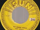 SONNY BURGESS RED HEADED WOMAN B/W WE WANNA BOOGIE OG SUN ROCKABILLY 45 VG/VG+