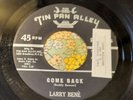 R&B Popcorn Soul Dancer 45 Larry Bene Come Back TIN PAN ALLEY HEAR