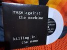 Rage Against The Machine. Killing In The Name. Rare White Marble 7 Inch Vinyl
