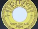 Johnny Cash 45 rpm Folson Prison Blues Sun Records 1955 Original VG