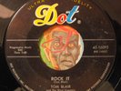 HEAR Tom Blair 45 Rock It / You Name It DOT 16095 rockabilly teen rocker
