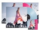 Pink Trustfall blue & Pink vinyl SIGNED Poster Cassette AUTOGRAPHED LP