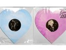 Taylor Swift LOVER Live in Paris 2LP Heart Shaped PINK & TEAL VINYL record LP