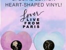 TAYLOR SWIFT LTD ED LOVER LIVE FROM PARIS  HEART SHAPED VINYL NEW SOLD OUT