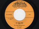 Close Harmony Black Gospel ZION HARMONIZERS In the End/Working the Road M- HEAR