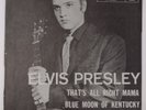 ELVIS PRESLEY That's All Right RCA 47-6380 1970's Picture Sleeve Version One