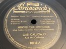 Brunswick 78 RPM Cab Calloway - Minnie The Moocher 80015 V+