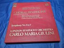 @EMI SLS 841 *1ST LABEL* GIULINI* BEETHOVEN SYMPHONY NOS.8 & 9* 2 LP SLIPCASE*