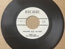 Teddy & Continentals 1957 DOOWOP 45 Crying Over You / Crossfire RICHIE VG++ HEAR
