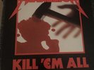 Metallica Original 1983 2nd Press Silver Label Megaforce Lp W Inner Sleeve NM