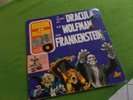 A STORY OF DRACULA, FRANKENSTEIN, & THE WOLFMAN Book/LP Set '75 PETER PAN